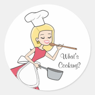 Adesivo O que é o Cozinhar Sticker - Dama do Baker