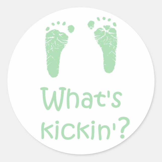 Adesivo O que é o Kickin? (Frente)