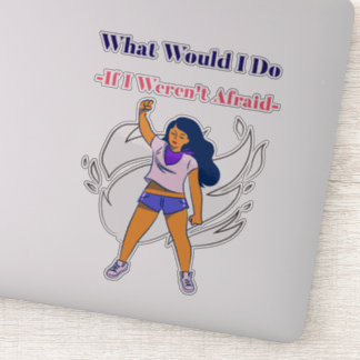 Adesivo O que faria eu não estava com medo, Sticker?