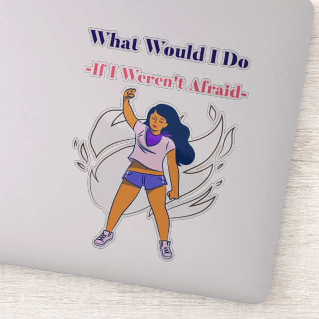 Adesivo O que faria eu não estava com medo, Sticker? (Detalhe)