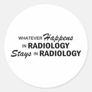 Adesivo O que quer que acontece - radiologia