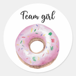 Adesivo O que será a rosquinha de uma garota da equipe?