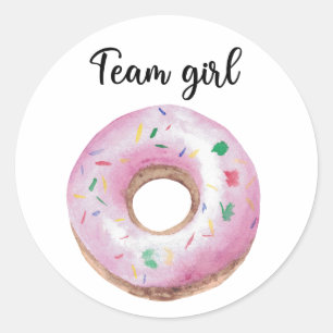 Adesivo O que será a rosquinha de uma garota da equipe?