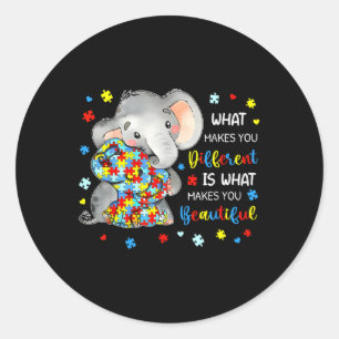 Adesivo O Que Te Faz Diferente Autismo Elefante