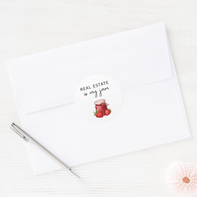 Adesivo O Real Estate é o meu Marketing (Envelope)