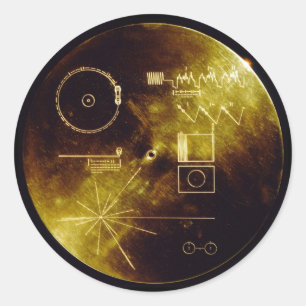 Adesivo O registro dourado do explorador
