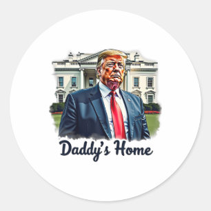 Adesivo O regresso histórico de Daddys Home Trump ao White