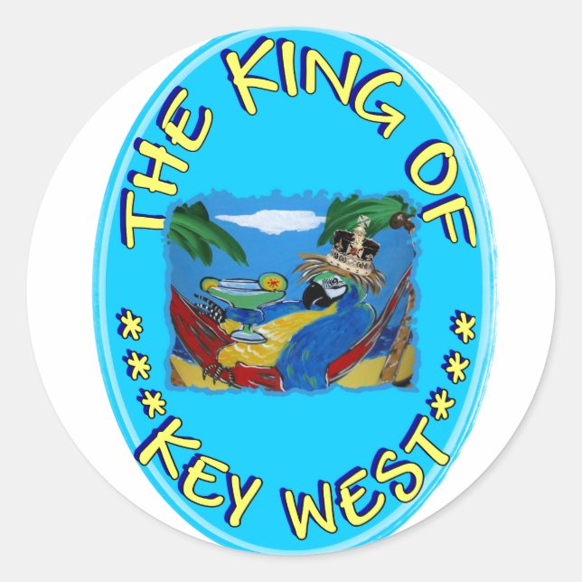 Adesivo O Rei de Key West (Frente)