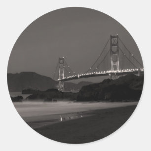 Adesivo O relógio de noite no Golden Gate