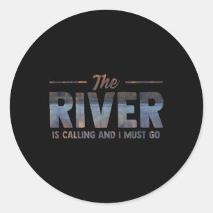 Adesivo O Rio Está Ligando. Preciso Ir Branca De Água.