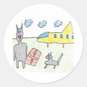 Adesivo O rissol o gato preto obtem um visitante