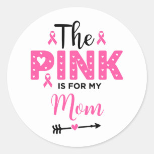 Adesivo O Rosa é Para a Conscientização do Câncer de Mama