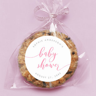 Adesivo O rosa relaxa o chá de fraldas do roteiro