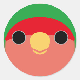 Adesivo O rosto de um pombinho de pele normal