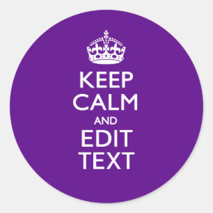 Adesivo O roxo mantem a calma e o seu texto facilmente