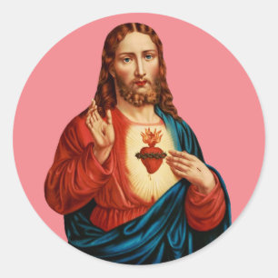 Adesivo O Sagrado Coração de Jesus