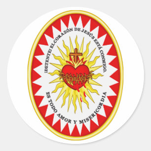 Adesivo O Sagrado Coração de Jesus