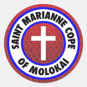 Adesivo O santo Marianne lida de Molokai