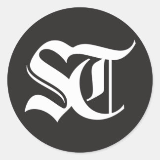 Adesivo O Seattle Times Round Glossy Sticker