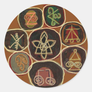 Adesivo O SELO de CURA:  Emblema de Karuna Reiki