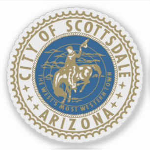 Adesivo O Selo de Scottsdale, Arizona