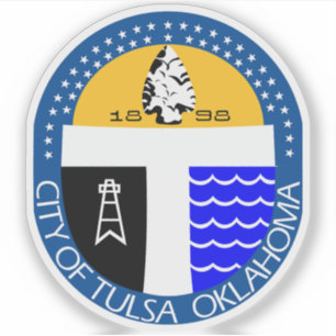 Adesivo O Selo de Tulsa, Oklahoma