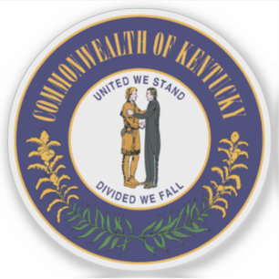 Adesivo O selo do Estado do Kentucky
