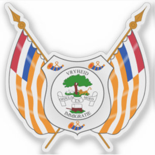 Adesivo O selo do Estado Livre de Orange, Rep. da África d