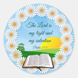 Adesivo O Senhor é a minha Luz