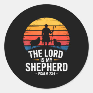Adesivo O Senhor É Meu Pastor Salmo 23_1 Versículo Bíblico