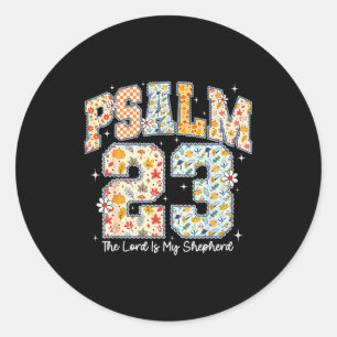 Adesivo O Senhor É Meu Pastor Salmo 23 Bíblia Cristã V