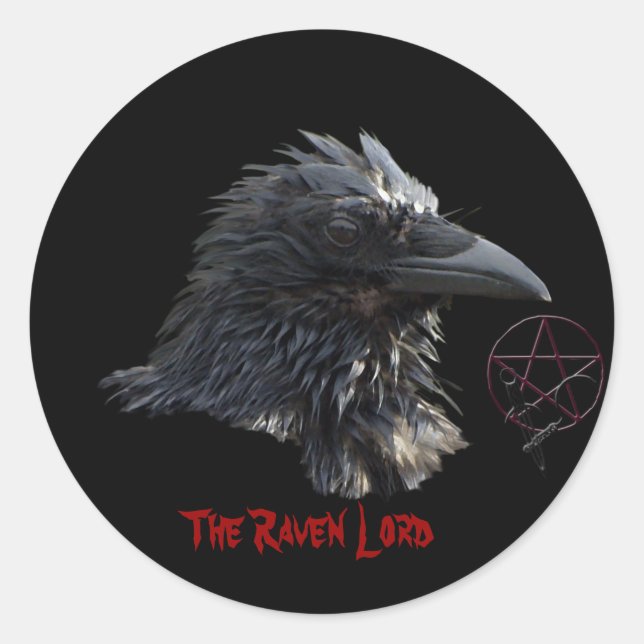 Adesivo "O Senhor Raven" (Frente)