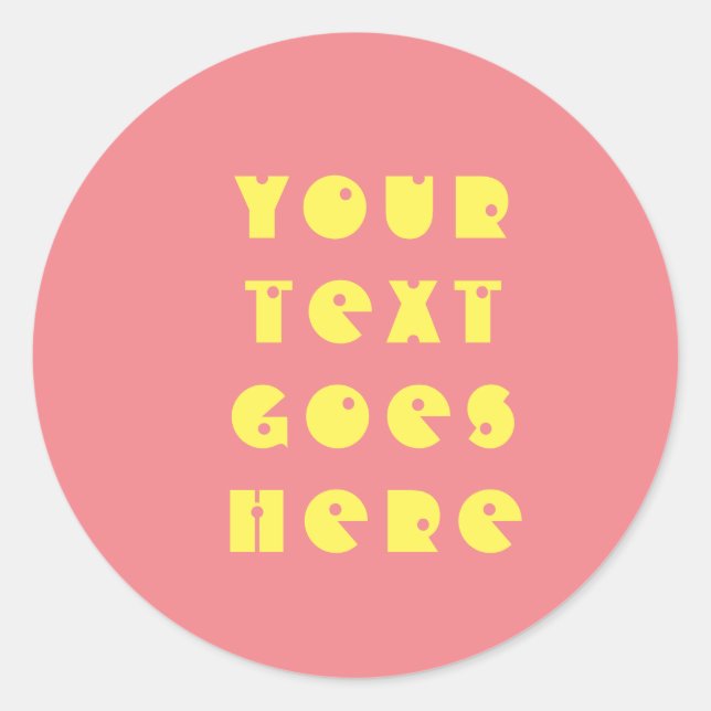 adesivo o seu texto aqui preto (Frente)