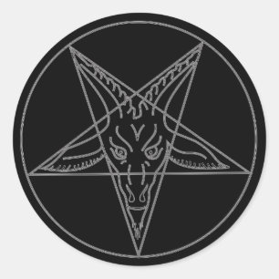 Adesivo O Sigil de Baphomet