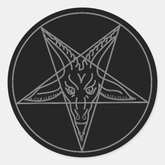 Adesivo O Sigilo do Baphomet (Frente)