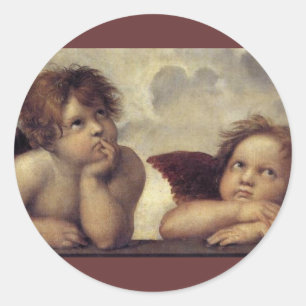 Adesivo O Sistine Madonna (detalhe)