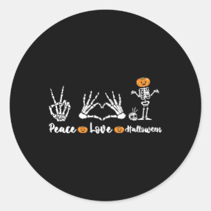 Adesivo O Skeleton do Halloween da Paz Mora Engraçado Hall