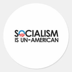 Adesivo O socialismo é não americano