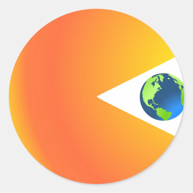 Adesivo O Sol Engolirá a Terra  (Frente)
