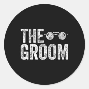 Adesivo O Solteiro De Casamento Do Chá de panela Do Groom