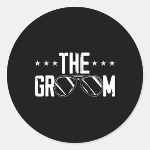 Adesivo O Solteiro de Casamento Noturno do Groom Fiancee S