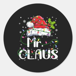 Adesivo O Sr. e a Sra. Claus Casais Correspondendo ao Nata
