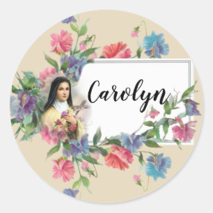 Adesivo O St. Therese de Lisieux personalizou