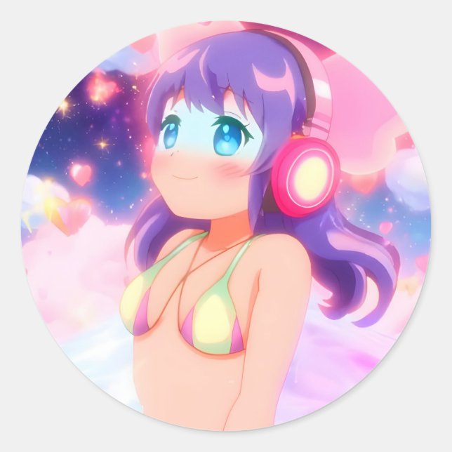 Adesivo O Stellargroove Ayumi Round Sticker #03 (Frente)