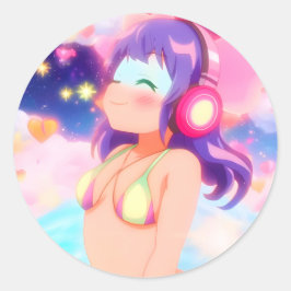 Adesivo O Stellargroove Ayumi Round Sticker #05