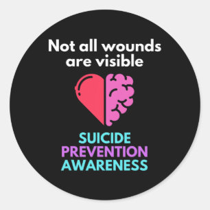 Adesivo O Suicídio Dá A Dor A Outra Pessoa. Aw Suicida