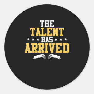 Adesivo O Talento Chegou Engraçado Cornhole
