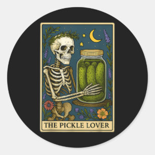 Adesivo O Tarot do Amante de Picles Carta Tarot Vintage Es