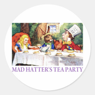 ADESIVO O TEA PARTY DO HATTER LOUCO