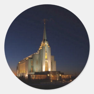Adesivo O templo de Rexburg LDS